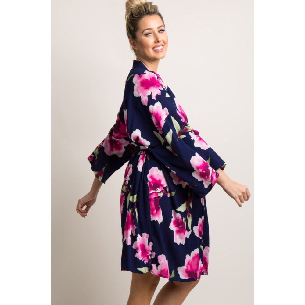 BNWT!✨ Limited Edition✨ Gorgeous Pinkblush Delivery/Nursing Maternity Robe 🎀 - Picture 4 of 5